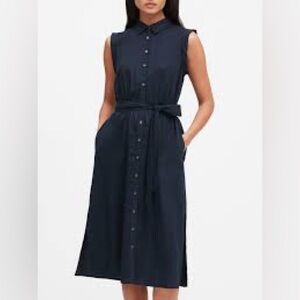 NWT CHAMBRAY MIDI SHIRTDRESS